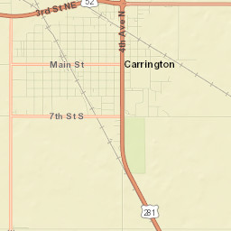 Carrington Street Map
