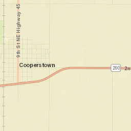 Cooperstown Street Map
