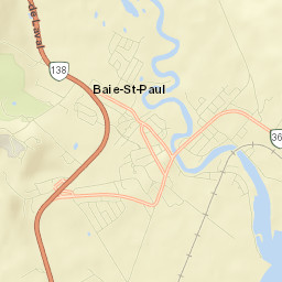 Baie-Saint-Paul Street Map