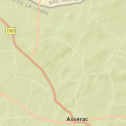 Assérac Street Map