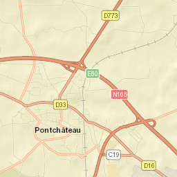 Pontchâteau Street Map