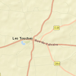 Les Touches Street Map