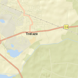 Trélazé Street Map