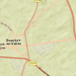 Beaufort-en-Vallée Street Map
