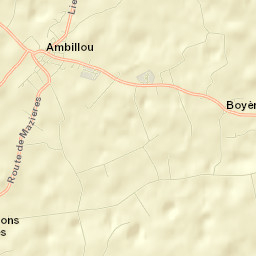 Ambillou Street Map