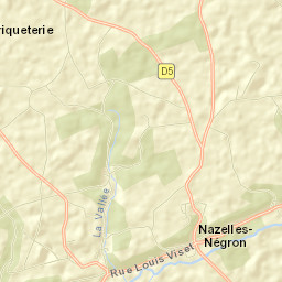 Nazelles-Négron Street Map