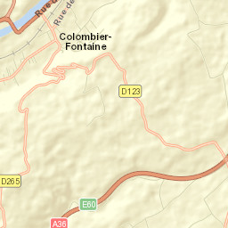 Colombier-Fontaine Street Map