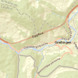 Grellingen Street Map
