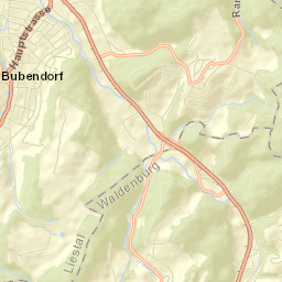 Bubendorf Street Map