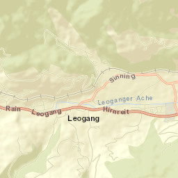 Leogang Street Map