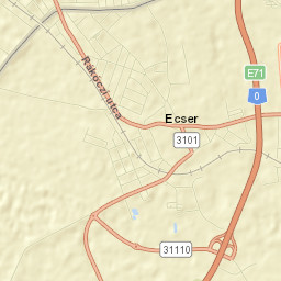Vecsési Járás Street Map