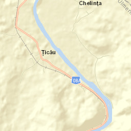 Țicău Street Map