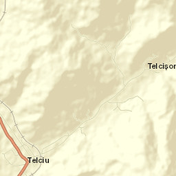 Comuna Telciu Street Map
