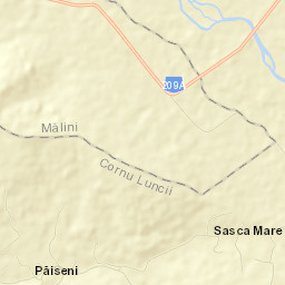 Comuna Cornu Luncii Street Map