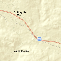 Comuna Dolheşti Street Map