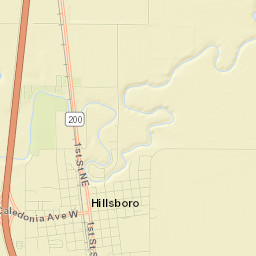 Hillsboro Street Map