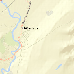 Saint-Pacôme Street Map