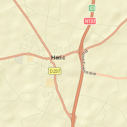 Héric Street Map