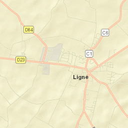 Ligné Street Map