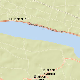 Blaison-Gohier Street Map