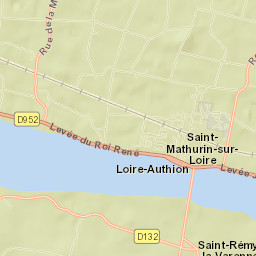 Saint-Mathurin-sur-Loire Street Map