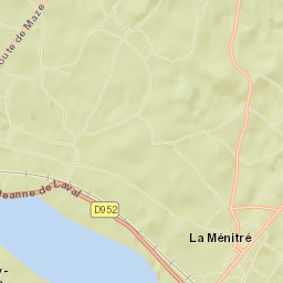 La Ménitré Street Map