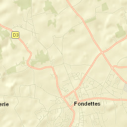 Fondettes Street Map