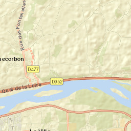 Rochecorbon Street Map