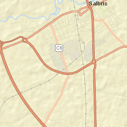 Salbris Street Map