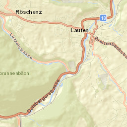 Röschenz Street Map