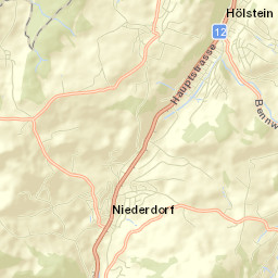 Hölstein Street Map
