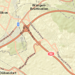 Dübendorf / Kunklerstrasse Street Map