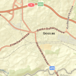 Gossau Street Map