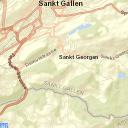 Sankt Gallen Street Map