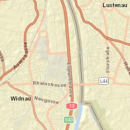 Lustenau Street Map