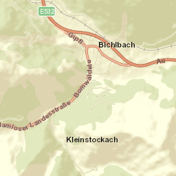 Bichlbach Street Map