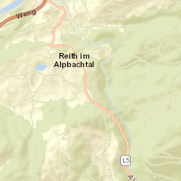 Reith im Alpbachtal Street Map