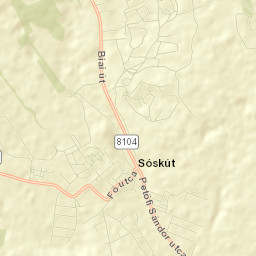 Sóskút Street Map