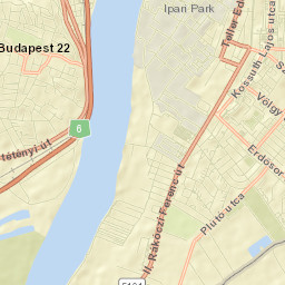 Budapest XXII. kerület Street Map