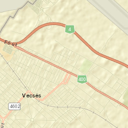 Vecsés Street Map