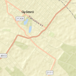 Gyömrő Street Map