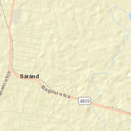 Sáránd Street Map