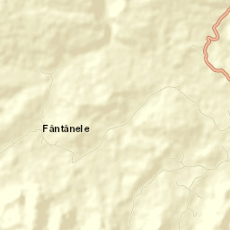 Fântânele Street Map