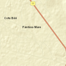 Comuna Fântâna Mare Street Map