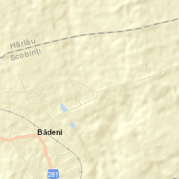 Bădeni Street Map