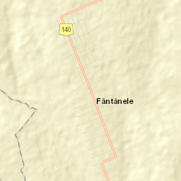 Comuna Fântânele Street Map