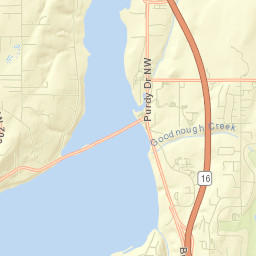 Wauna Street Map