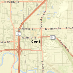 Kent Street Map