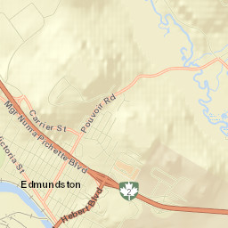 Edmundston Street Map