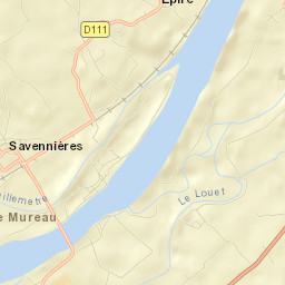 Savennières Street Map